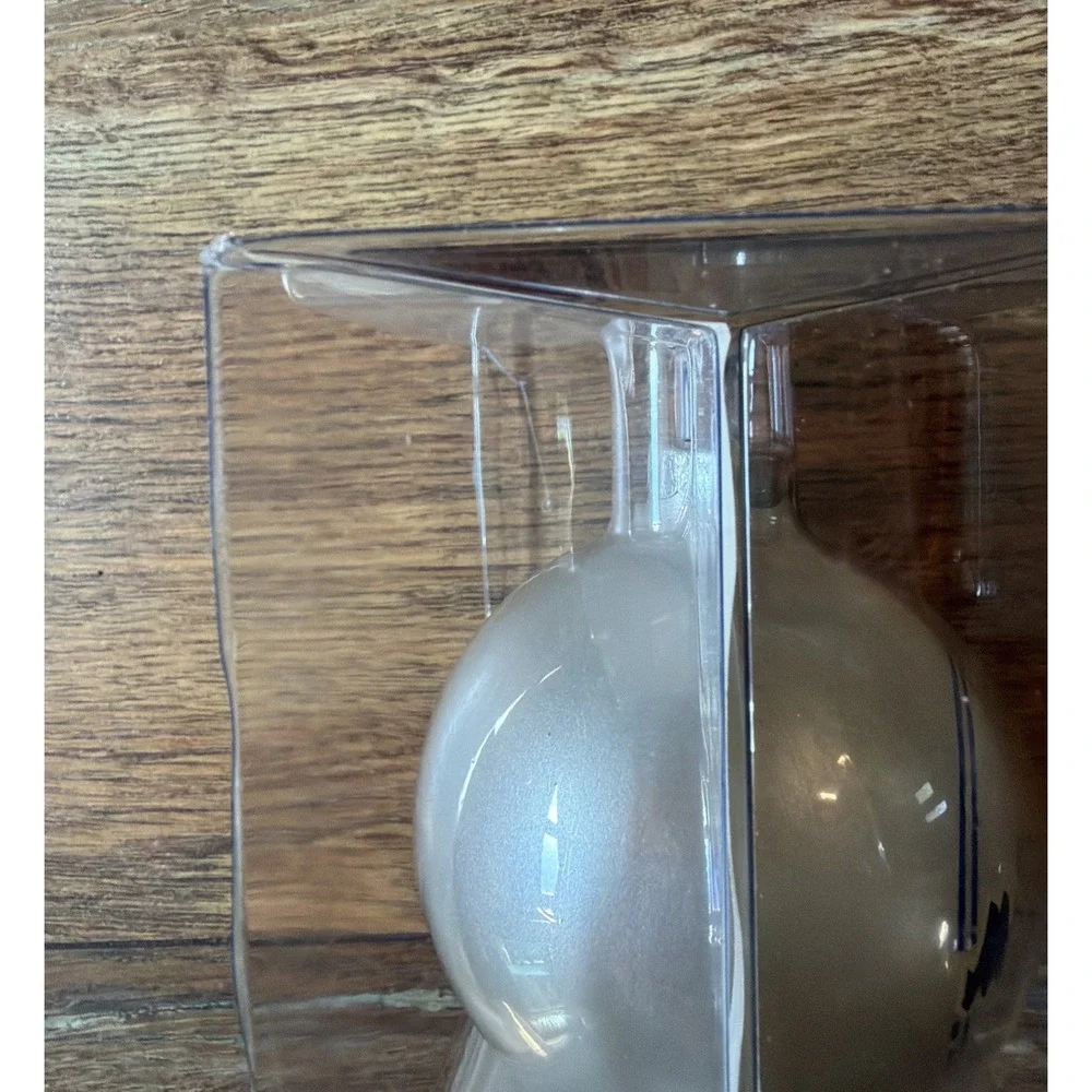 Vtg 90s Sports Collector Series Glass Ornament NBA Official Orlando Magic Silver
